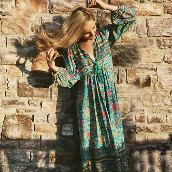 casual dresses ayualin long sleeve green floral print boho dress autumn rayon v-neck tassel women bohemia loose hippie vestido, Black;gray
casual dresses ayualin long sleeve green floral print boho dress autumn rayon v-neck tassel women bohemia loose hippie vestido, Black;gray