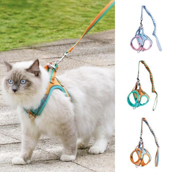 cat collars & leads breathable 1 set cute kitten chest strap leash soft texture pet traction rope reflective stripes for walking
cat collars & leads breathable 1 set cute kitten chest strap leash soft texture pet traction rope reflective stripes for walking
