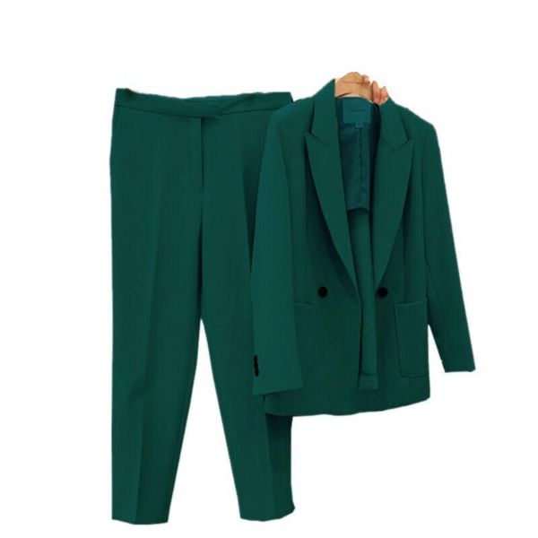 women's suits & blazers pants elegant women 2021 style fashion temperament slim office ladies uniform two-piece suit, White;black
women's suits & blazers pants elegant women 2021 style fashion temperament slim office ladies uniform two-piece suit, White;black
