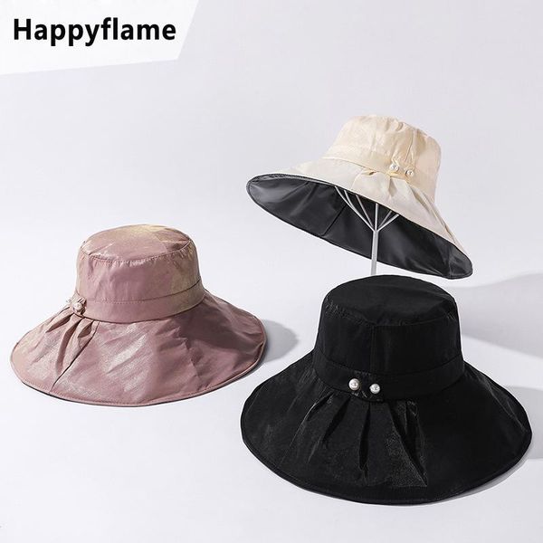 wide brim hats summer bucket hat women outdoor sunscreen sun for female girl vinyl fisherman solid color anti-uv big gorro, Blue;gray
wide brim hats summer bucket hat women outdoor sunscreen sun for female girl vinyl fisherman solid color anti-uv big gorro, Blue;gray