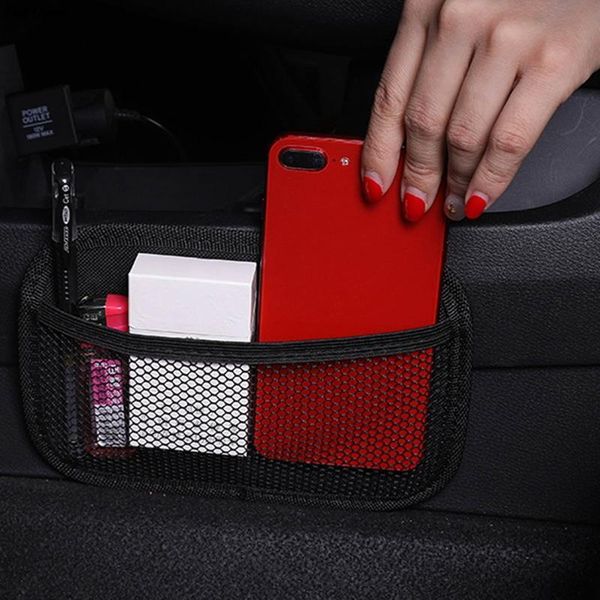 car organizer 1pcs universal storage bag net pocket seat mesh truck suv auto interior accessories phone holder
car organizer 1pcs universal storage bag net pocket seat mesh truck suv auto interior accessories phone holder