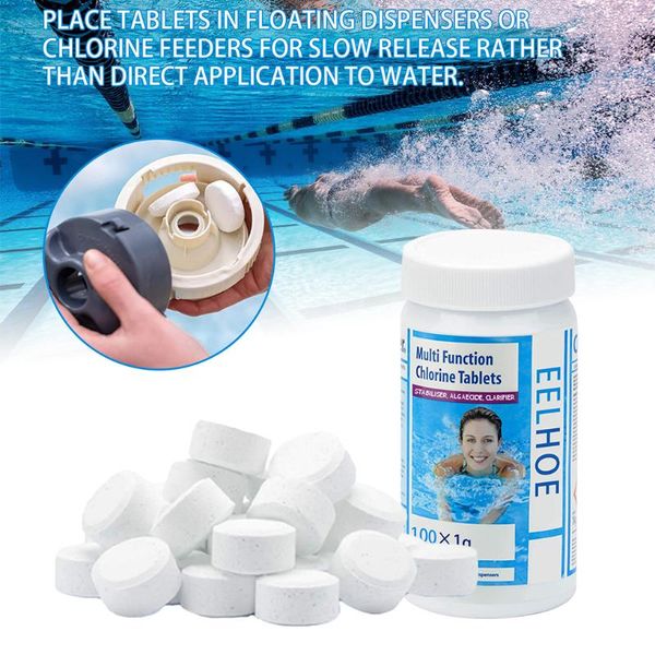 pool & accessories cleaning tablets set swimming algae removers effervescent and dispenser
pool & accessories cleaning tablets set swimming algae removers effervescent and dispenser