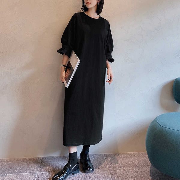 vanovich spring and summer women dress cotton solid color ladies casaul round collar clothing 210615, Black;gray
vanovich spring and summer women dress cotton solid color ladies casaul round collar clothing 210615, Black;gray