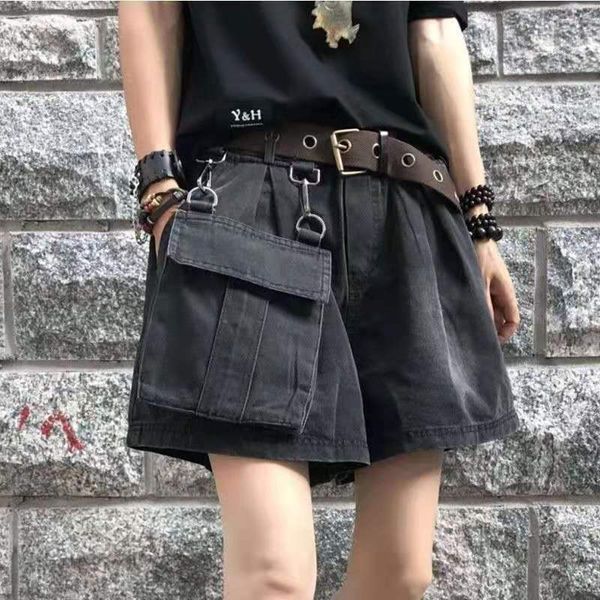women's shorts 2021 arrival summer women loose casual button fly harem pants all-matched big pocket design cotton denim w38 257w, White;black
women's shorts 2021 arrival summer women loose casual button fly harem pants all-matched big pocket design cotton denim w38 257w, White;black