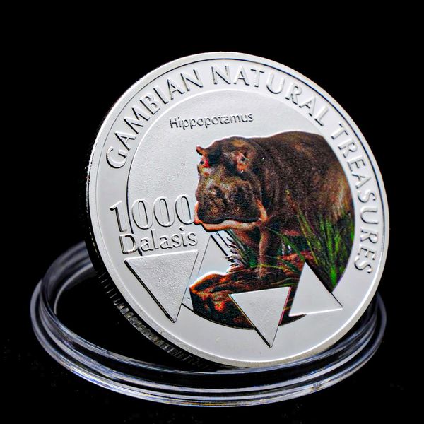 10pcs non magnetic craft silver plated gambian natural treasumres african hippopotamus hippo medal souvenirs coin animal collectible coins
10pcs non magnetic craft silver plated gambian natural treasumres african hippopotamus hippo medal souvenirs coin animal collectible coins