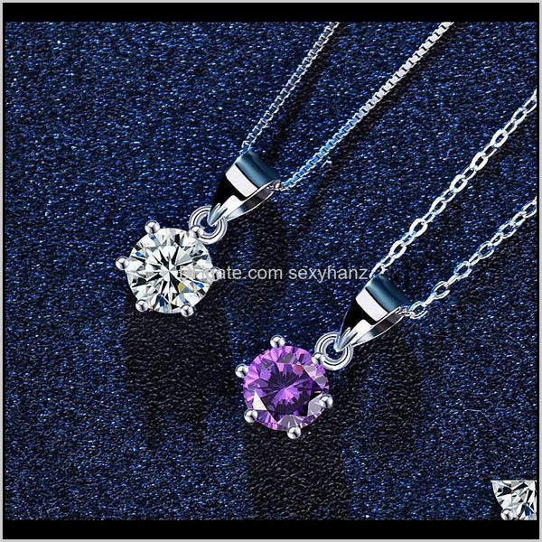 necklaces & pendants drop delivery 2021 simple pendant classic six claw zircon necklace feminine temperament versatile clavicle chain jewelr, Silver
necklaces & pendants drop delivery 2021 simple pendant classic six claw zircon necklace feminine temperament versatile clavicle chain jewelr, Silver