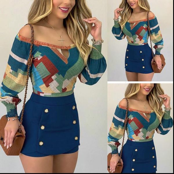 autumn fashion off shoulder women blouses hollow out printed lantern sleeve blouse crop long shirt, White
autumn fashion off shoulder women blouses hollow out printed lantern sleeve blouse crop long shirt, White