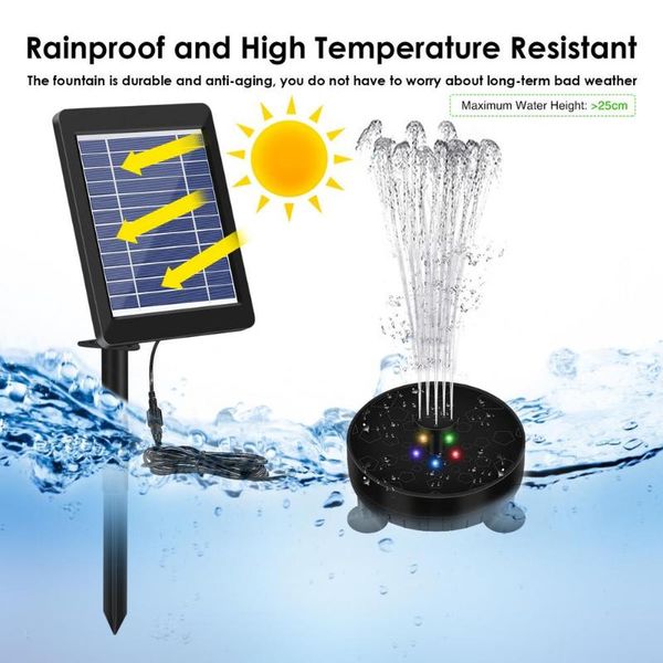 garden decorations 6v 3.5w solar water fountain pump colorful led lights floating swimming pools pond decor bird bath
garden decorations 6v 3.5w solar water fountain pump colorful led lights floating swimming pools pond decor bird bath