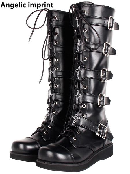 boots angelic imprint handmade women motorcycle cool punk lady lolita shoes woman low heels wedges pumps 3cm heel 33-47 7008, Black
boots angelic imprint handmade women motorcycle cool punk lady lolita shoes woman low heels wedges pumps 3cm heel 33-47 7008, Black