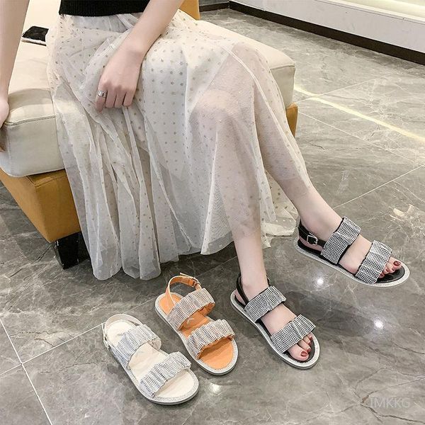 sandals crystal diamonds women flats bling woman full rhinestone ladies casual shoes open toe buckle beach student beige, Black
sandals crystal diamonds women flats bling woman full rhinestone ladies casual shoes open toe buckle beach student beige, Black