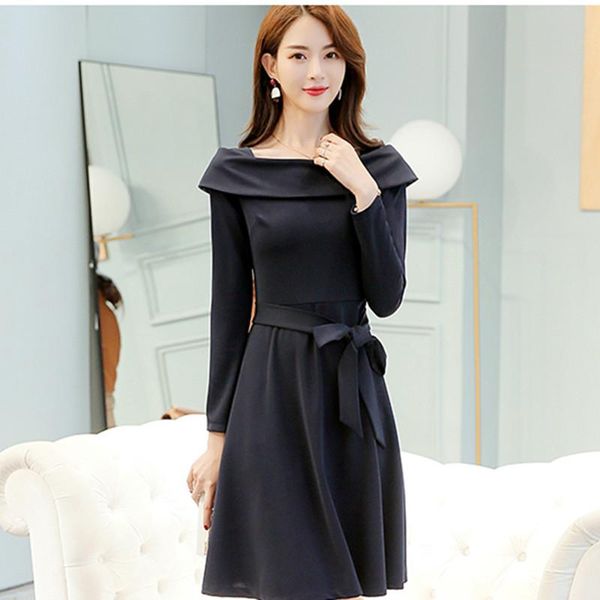 dresses women vestidos slash neck womens arrival 2021 clothes woman sashes casual, Black;gray
dresses women vestidos slash neck womens arrival 2021 clothes woman sashes casual, Black;gray