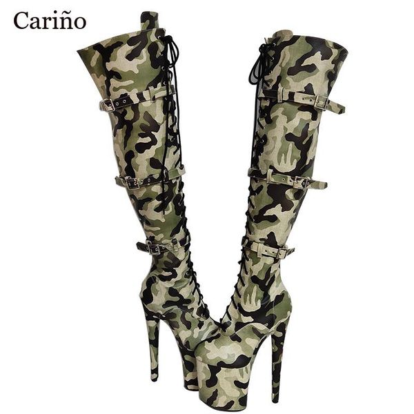 boots 20cm camouflage over the knee waterproof platform high heels catwalk show pumps pole dancing shoes 35-46, Black
boots 20cm camouflage over the knee waterproof platform high heels catwalk show pumps pole dancing shoes 35-46, Black