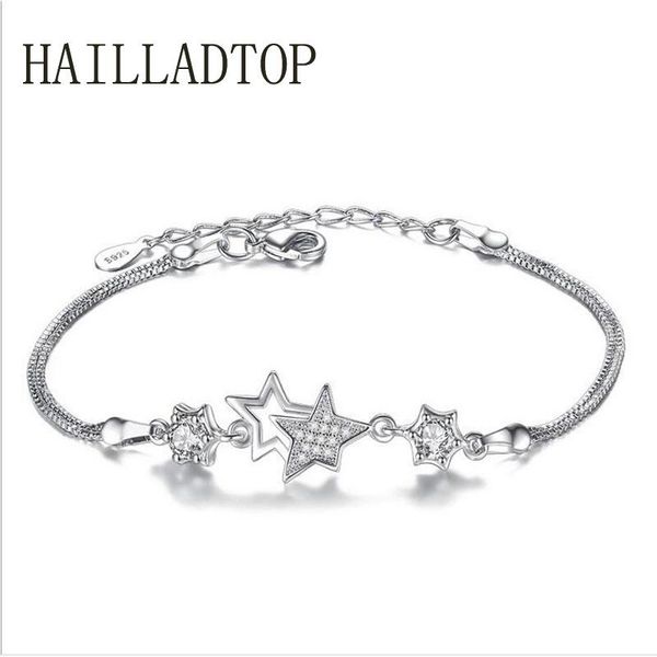 silver plated bracelets for women girl trendy star jewelry charm & bangles link chain purple cubic zirconia pulsera link,, Black
silver plated bracelets for women girl trendy star jewelry charm & bangles link chain purple cubic zirconia pulsera link,, Black