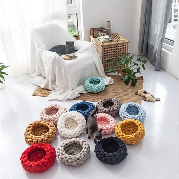 cat beds & furniture round fashion design bed house soft comfortable small pet dog nest warm sleeping colorful pets supplies
cat beds & furniture round fashion design bed house soft comfortable small pet dog nest warm sleeping colorful pets supplies