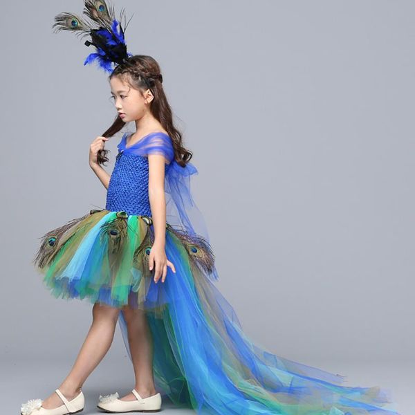girl's dresses peacock kids girls party with long tail tulle feather toddler baby clothes for birthday pograph, Red;yellow
girl's dresses peacock kids girls party with long tail tulle feather toddler baby clothes for birthday pograph, Red;yellow