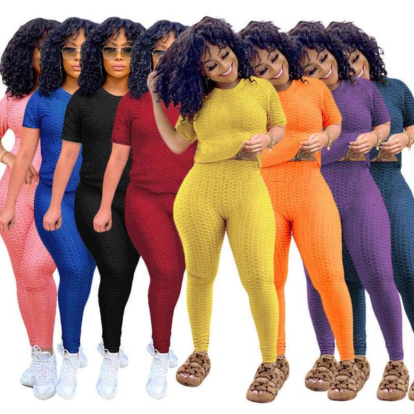pants & capris 2021 women's tshirt+pants short sleeve summer two piece set fashion slim sport ladies suits yoga home clothes, Black;white
pants & capris 2021 women's tshirt+pants short sleeve summer two piece set fashion slim sport ladies suits yoga home clothes, Black;white