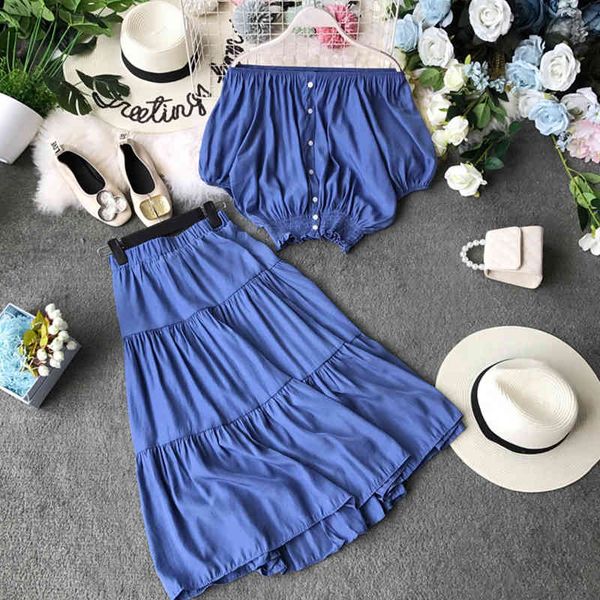 fitaylor women two piece set outfits new chic o-neck short sleeve cross t shirts + high waist skirt suit, White;black
fitaylor women two piece set outfits new chic o-neck short sleeve cross t shirts + high waist skirt suit, White;black