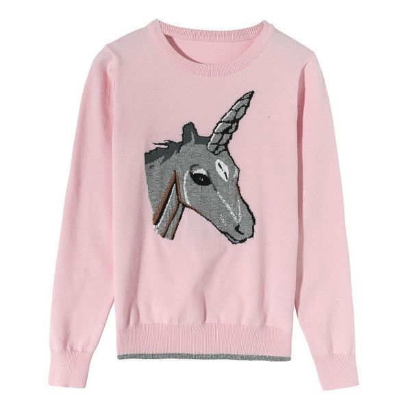sweater knit 2021 autumn and winter guan xiaotong lin xinru same pink unicorn long sleeve bottomed, White;black
sweater knit 2021 autumn and winter guan xiaotong lin xinru same pink unicorn long sleeve bottomed, White;black