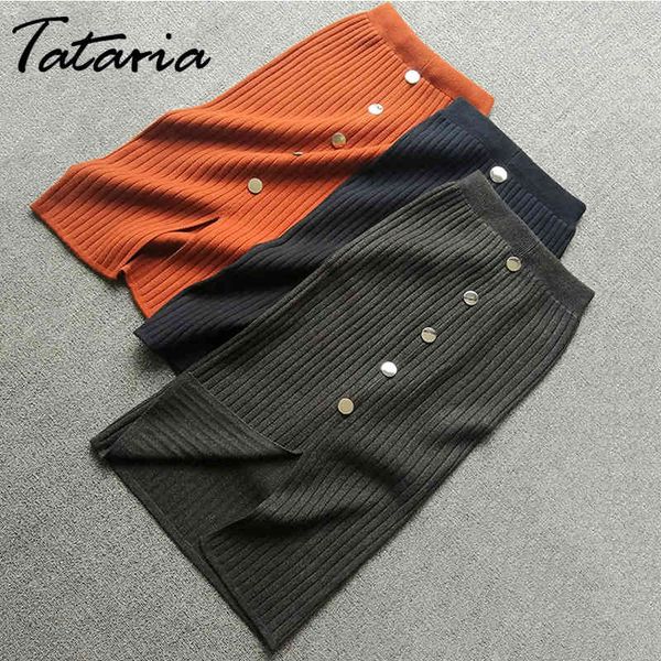 bandage women's knitted pencil skirt knit high waist women split with button autumn winter skirts womens midi s 210514, Black
bandage women's knitted pencil skirt knit high waist women split with button autumn winter skirts womens midi s 210514, Black