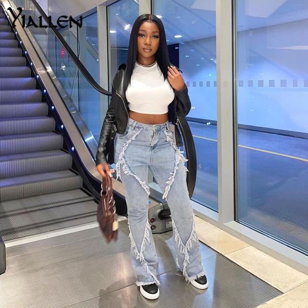 women's jeans yiallen autumn solid cotton fashion casual high waist zipper straight wide leg pants for women blue jean trousers streetw
women's jeans yiallen autumn solid cotton fashion casual high waist zipper straight wide leg pants for women blue jean trousers streetw