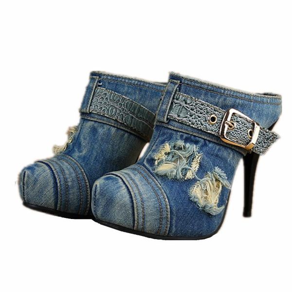 women pumps summer denim gladiator sandals thin high heels retro platform feamle casual slippers stiletto dress shoes, Black
women pumps summer denim gladiator sandals thin high heels retro platform feamle casual slippers stiletto dress shoes, Black