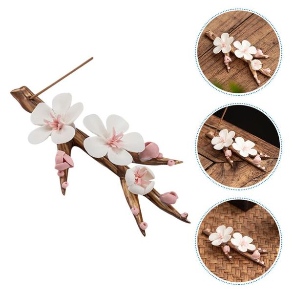 1pc decorative incense burner plum shaped censer stick holder adornment fragrance lamps
1pc decorative incense burner plum shaped censer stick holder adornment fragrance lamps