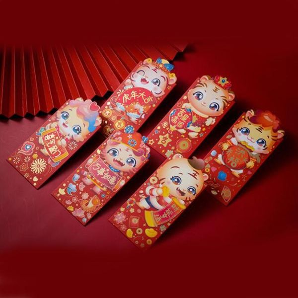 greeting cards 6pcs/set packetenvelope chinese cartoon year of the tiger year's spring festival red envelope hongbao
greeting cards 6pcs/set packetenvelope chinese cartoon year of the tiger year's spring festival red envelope hongbao