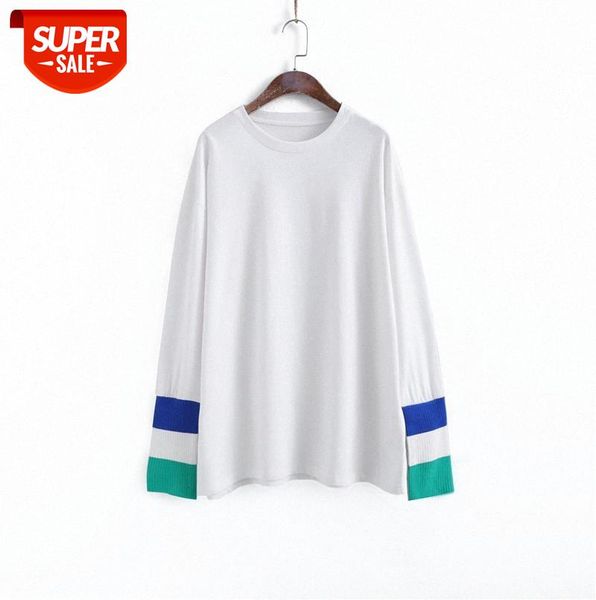 li zhiqi mid-length bottoming white t-shirt women stitching long-sleeved loose western-style 110184 #t35x, Black;gray
li zhiqi mid-length bottoming white t-shirt women stitching long-sleeved loose western-style 110184 #t35x, Black;gray