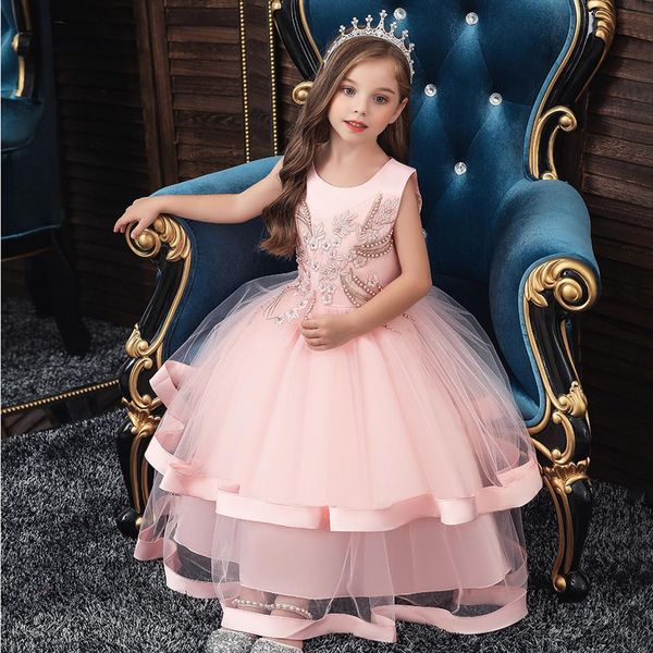 baby children long tutu girl dresses flower girls christmas bow lace kids wedding birthday evening party embroidery clothing, Red;yellow
baby children long tutu girl dresses flower girls christmas bow lace kids wedding birthday evening party embroidery clothing, Red;yellow