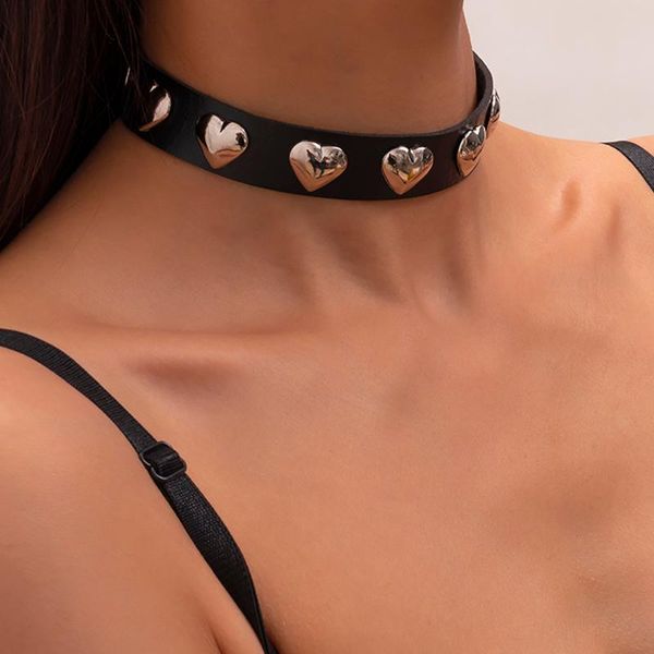 chokers shixin gothic heart choker necklaces for women fashion goth vintage short pu leather cosplay jewelry accessories, Golden;silver
chokers shixin gothic heart choker necklaces for women fashion goth vintage short pu leather cosplay jewelry accessories, Golden;silver