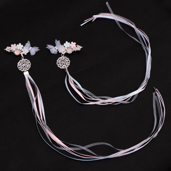 hair clips & barrettes 1pair archaistic exquisite bowknot flower hairclip set korean fairy dress accessories long ribbon tassels women headw, Golden;silver
hair clips & barrettes 1pair archaistic exquisite bowknot flower hairclip set korean fairy dress accessories long ribbon tassels women headw, Golden;silver