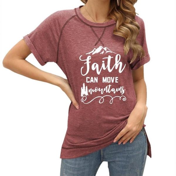 women's t-shirt faith can move mountains letters print loose 2021 summer women short sleeves fashion girls tees, White
women's t-shirt faith can move mountains letters print loose 2021 summer women short sleeves fashion girls tees, White