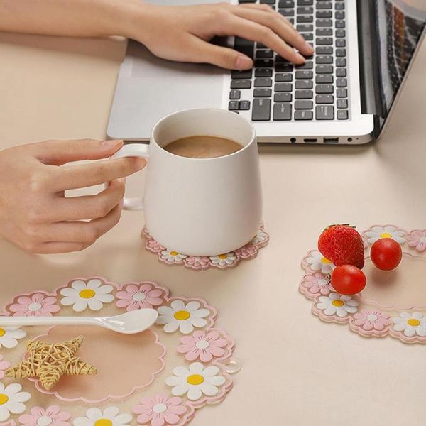 mats & pads little daisy insulation table mat silicone non-slip bowl tea cute place coasters
mats & pads little daisy insulation table mat silicone non-slip bowl tea cute place coasters