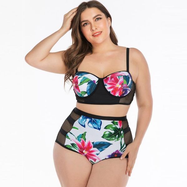 bikinis set l-4xl plus size high waist bikini mesh patchwork swimsuit women floral swimwear bathing suit biquini push up female
bikinis set l-4xl plus size high waist bikini mesh patchwork swimsuit women floral swimwear bathing suit biquini push up female