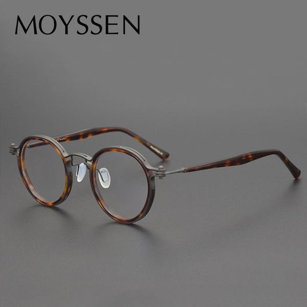 fashion sunglasses frames japan brand design handmade man retro titanium optical glasses women vintage acetate leopard round frame prescript, Black
fashion sunglasses frames japan brand design handmade man retro titanium optical glasses women vintage acetate leopard round frame prescript, Black
