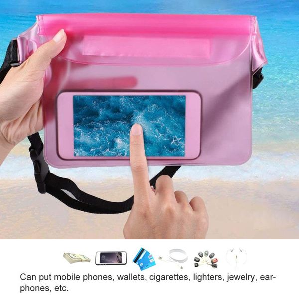 cell phone pouches waterproof bag case with adjustable waist strap for mobile phones swimming beach water parks pool
cell phone pouches waterproof bag case with adjustable waist strap for mobile phones swimming beach water parks pool