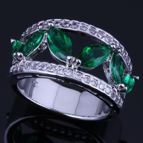 cluster rings precious green cubic zirconia white cz silver plated ring v0600, Golden;silver
cluster rings precious green cubic zirconia white cz silver plated ring v0600, Golden;silver