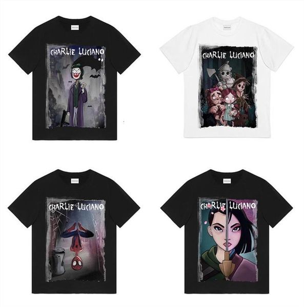 men's t-shirts women men shirts 1:1 tees hip-hop streetwear mens charlie luciano caual t shirt ue3j, White;black
men's t-shirts women men shirts 1:1 tees hip-hop streetwear mens charlie luciano caual t shirt ue3j, White;black
