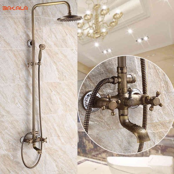bathroom shower sets antique classic brass 8 inch for the chromed faucets hy-710 fw3u
bathroom shower sets antique classic brass 8 inch for the chromed faucets hy-710 fw3u