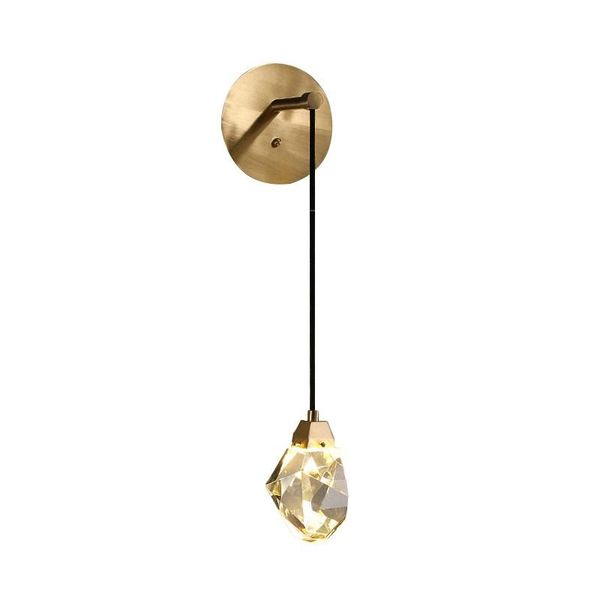 wall lamp modern minimalist crystal living room bedroom bedsize diamond design copper light sconces
wall lamp modern minimalist crystal living room bedroom bedsize diamond design copper light sconces