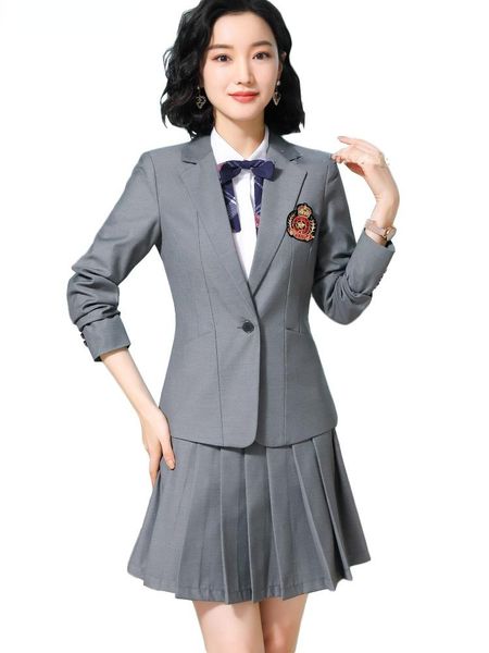 two piece dress 2021 formal skirt suits women business work and blazer pieces set fashion female preppy style clothing, White
two piece dress 2021 formal skirt suits women business work and blazer pieces set fashion female preppy style clothing, White