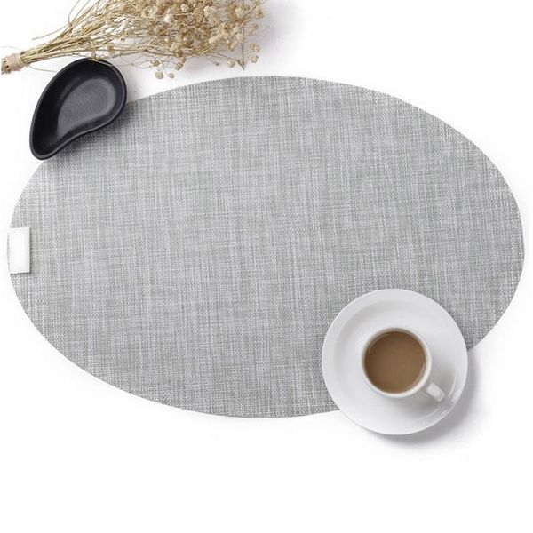 table runner ne 45*30cm fashion mat pvc elliptical non-slip placemat heat insulation pads kitchen restaurant bowl plate cup pad
table runner ne 45*30cm fashion mat pvc elliptical non-slip placemat heat insulation pads kitchen restaurant bowl plate cup pad