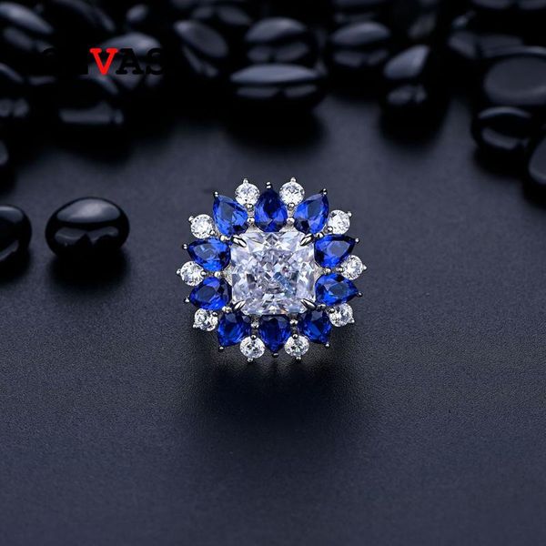 cluster rings oevas 100% 925 sterling silver 10*10mm square high carbon diamond flower cut for women sparkling wedding fine jewelry, Golden;silver
cluster rings oevas 100% 925 sterling silver 10*10mm square high carbon diamond flower cut for women sparkling wedding fine jewelry, Golden;silver