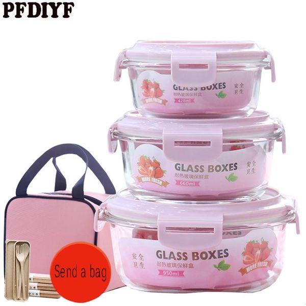 dinnerware sets 3pcs/set heat-resistant glass lunch box with bag microwave oven bowl fruit crisper rectangular 420+660+950 ml container
dinnerware sets 3pcs/set heat-resistant glass lunch box with bag microwave oven bowl fruit crisper rectangular 420+660+950 ml container