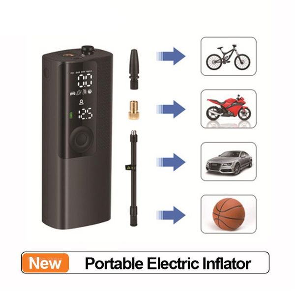 smart home control portable inflator digital tire pressure detection electric pump for bike motorcycle car football mini inflatable treasure
smart home control portable inflator digital tire pressure detection electric pump for bike motorcycle car football mini inflatable treasure