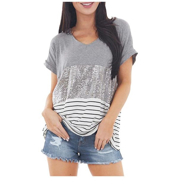 women's t-shirt fashion full-body printed v-neck sleeveless casual o-neck short sleeve elastic stretched summer home tee shirt, White
women's t-shirt fashion full-body printed v-neck sleeveless casual o-neck short sleeve elastic stretched summer home tee shirt, White
