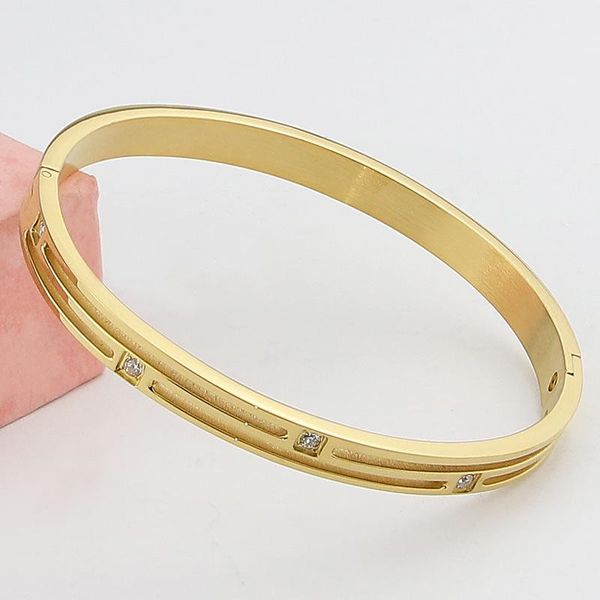 bangle fashion selling stainless steel hollow handmade micro-inlaid hao stone bracelet party gift wholesale, Black
bangle fashion selling stainless steel hollow handmade micro-inlaid hao stone bracelet party gift wholesale, Black