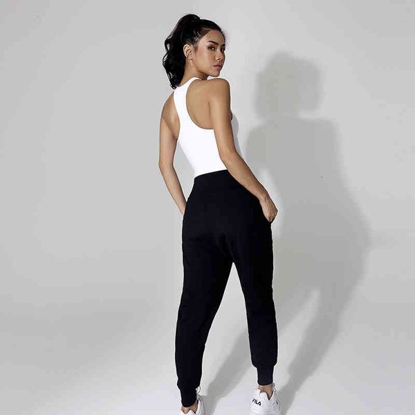 pant cross-border sports pants waist abdomen simple side pockets female beam leg, White
pant cross-border sports pants waist abdomen simple side pockets female beam leg, White