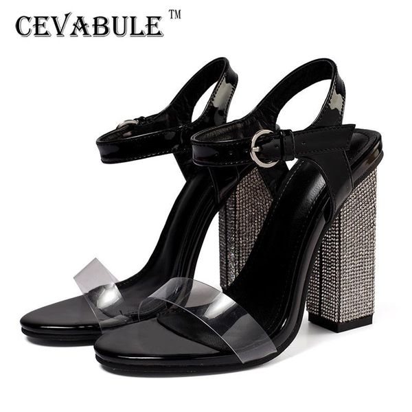 summer sandals fashion thick heels single-shoe buckle high-heeled solid color open-toe women's cgb, Black
summer sandals fashion thick heels single-shoe buckle high-heeled solid color open-toe women's cgb, Black