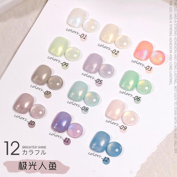 nail gel arrival shell aurora mermaid polish 12 colors shiny laser uv varnish lacquer set for manicure 7.3ml, Red;pink
nail gel arrival shell aurora mermaid polish 12 colors shiny laser uv varnish lacquer set for manicure 7.3ml, Red;pink